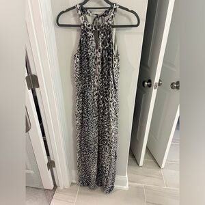 Gray maxi dress- Banana Republic